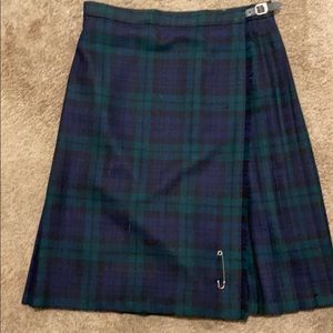 Original Scottish quilt- black watch plaid